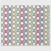 Papier Cadeau Lignes colorées Pastel MCM (Plat)