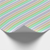 Papier Cadeau lignes couleurs pastels (Coin)