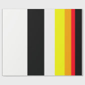 Papier Cadeau Lignes d'automne (Plat)