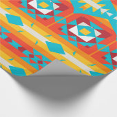 Papier Cadeau Lignes de formes tribales (Coin)