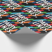 Papier Cadeau Lignes de partie CBC (Coin)