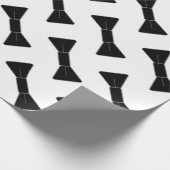 Papier Cadeau Lignes des Cravates de la Bow (Coin)