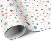 Papier Cadeau Lignes et points (Coin rond)