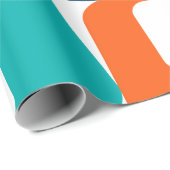 Papier Cadeau Lignes et rectangles (Coin rond)