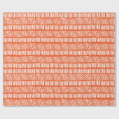 Papier Cadeau Lignes géométriques et triangles (Plat)