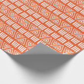 Papier Cadeau Lignes géométriques et triangles (Coin)