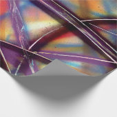 Papier Cadeau Lignes intertissées colorées (Coin)