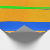 Papier Cadeau Lignes orange (Coin)