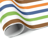 Papier Cadeau Lignes papier d'emballage (Coin rond)