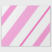 Papier Cadeau Lignes roses (Plat)