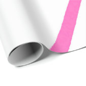 Papier Cadeau Lignes roses (Coin rond)