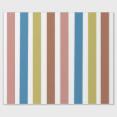 Papier Cadeau Lignes triées (Plat)