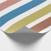 Papier Cadeau Lignes triées (Coin)