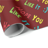 Papier Cadeau Like It (Coin rond)
