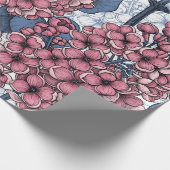 Papier Cadeau Lilac en rose et bleu (Coin)