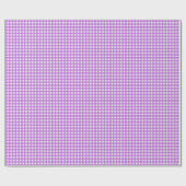 Papier Cadeau Lilac Purple Simple Plaid (Plat)