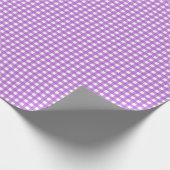 Papier Cadeau Lilac Purple Simple Plaid (Coin)