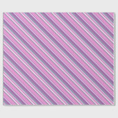 Papier Cadeau Lilac rayures (Plat)