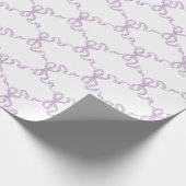 Papier Cadeau lilac Ribbon Trellis (Coin)