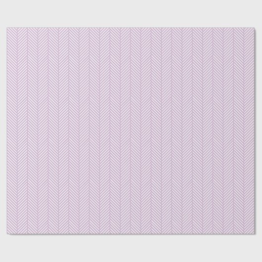 Papier Cadeau Lilac Violet et Blancs (Plat)