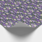 Papier Cadeau lilas floral (Coin)