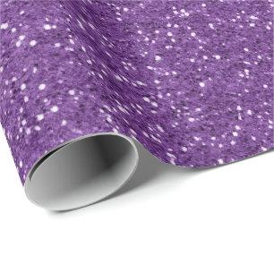 Papier Cadeau Lilas pourpre ultra-violet minimal de mauve de