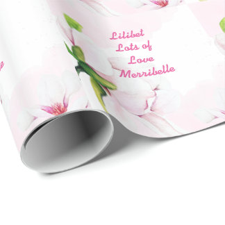 Papier Cadeau Lilibet Nommé Enveloppe Cadeau - divers designs