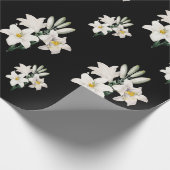 Papier Cadeau Lillies blanches (Coin)