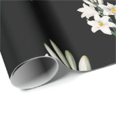Papier Cadeau Lillies blanches (Coin rond)