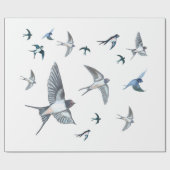 Papier Cadeau L'Illustration De L'Avalière Volante (Plat)