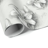 Papier Cadeau lily-2 (Coin rond)