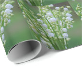 Papier Cadeau Lily de la vallée (Coin rond)