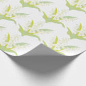 Papier Cadeau  Lily De La Vallée (Coin)