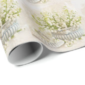 Papier Cadeau Lily De La Vallée (Coin rond)