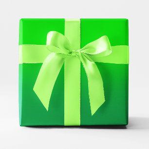 Papier Cadeau Lime et Kelly Green Ombre