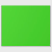 Papier Cadeau LIME GREEN (couleur fruitée solide) ~ (Plat)