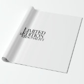 Papier Cadeau Limited Edition Personality Corporate Gift Wrap (Déroulé)