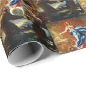 Papier Cadeau L'Immaculée conception de la Vierge Marie (Coin rond)