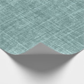 Papier Cadeau Lin brut vert pin (Coin)