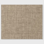 Papier Cadeau Lin Caramel (Plat)