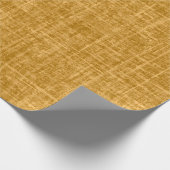 Papier Cadeau Lin jaune doré (Coin)