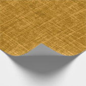 Papier Cadeau Lin jaune foncé (Coin)