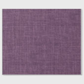 Papier Cadeau Lin Lilas Magenta Foncé (Plat)