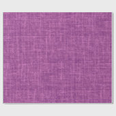 Papier Cadeau Lin Magenta Violet (Plat)
