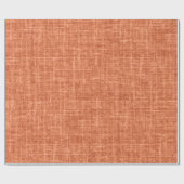 Papier Cadeau Lin orange (Plat)