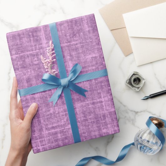 Papier Cadeau Lin purpre Orchidée (Cadeaux)