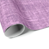 Papier Cadeau Lin purpre Orchidée (Coin rond)