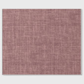 Papier Cadeau Lin Rose Bois De Rose (Plat)