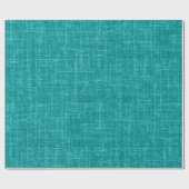 Papier Cadeau Lin teal (Plat)