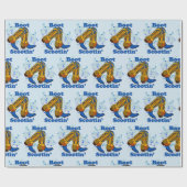 Papier Cadeau Line Dancing Western Cowboy Boots Boots Boot Scoot (Plat)